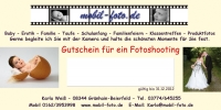 Gutschein fuer ein Fotoshooting im Wert vom 100,00 Euro