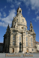 Fotokarte  Frauenkirche Dresden mit Text 