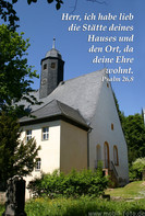 Fotokarte  Peter-Pauls-Kirche Beierfeld mit Text 