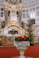 Fotokarte  weihnachtliche Kirche Gruenhain Hochformat
