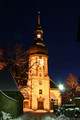 Fotokarte  Kirche Zwoenitz im Winter