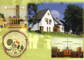 Ansichtskarte der evangelisch-methodistischen Kirche Gruenhain mit Innenansichten aus Gruenhain und Elterlein